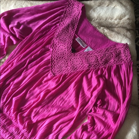 🆕 Allison Brittany Peasant Boho Blouse 🌸💖🌺 - Picture 2 of 7